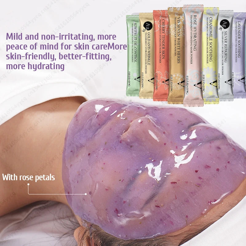 Masque Visage Jelly à la Rose & Collagène – Hydratant, Apaisant & Éclat Spa
