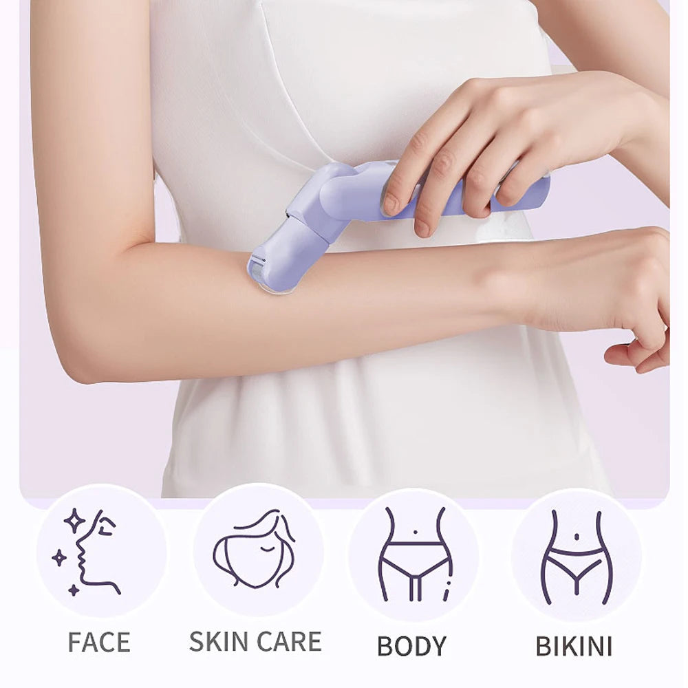 Rasoir Électrique 5 en 1 Femme – Épilateur Rechargeable et Indolore