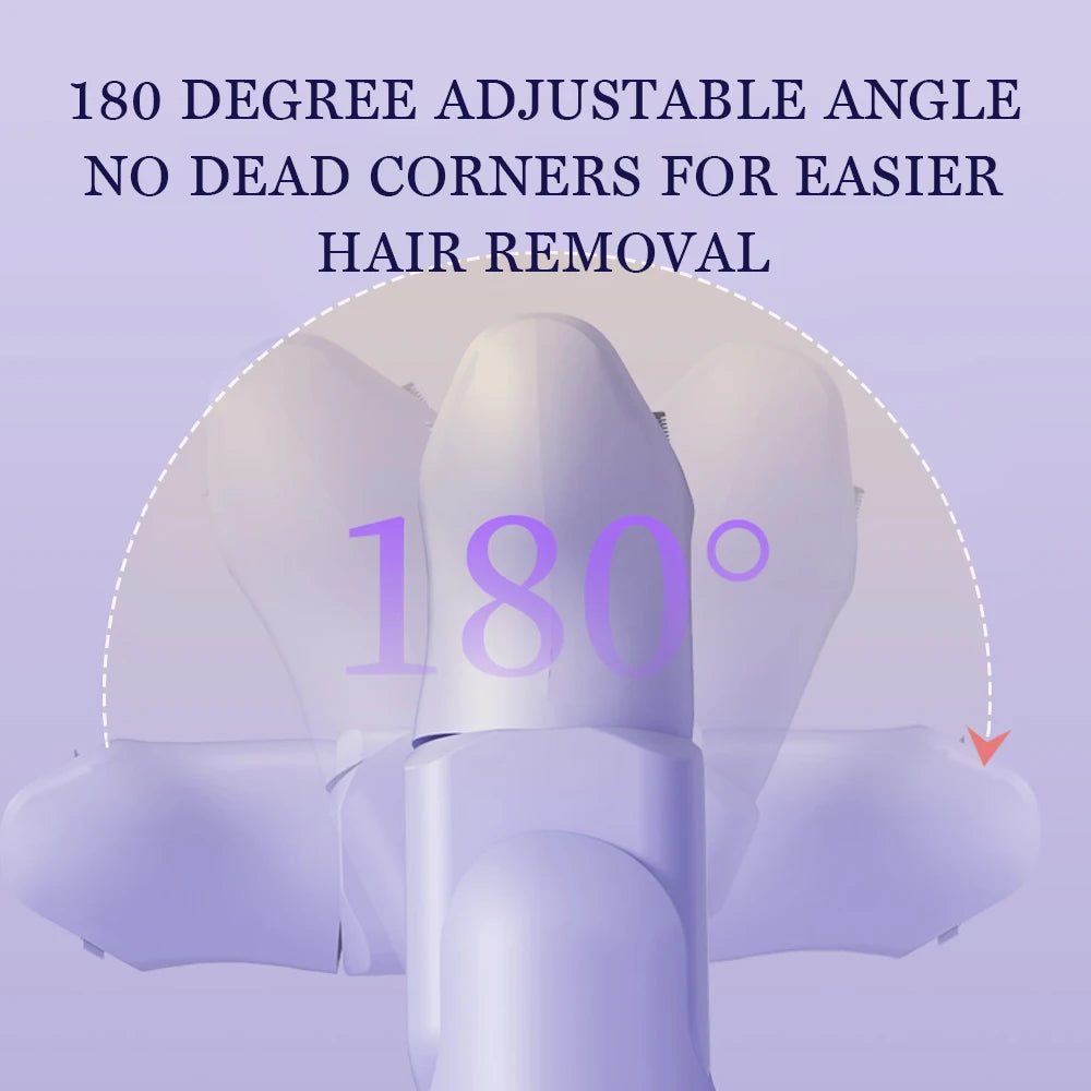Rasoir Électrique 5 en 1 Femme – Épilateur Rechargeable et Indolore